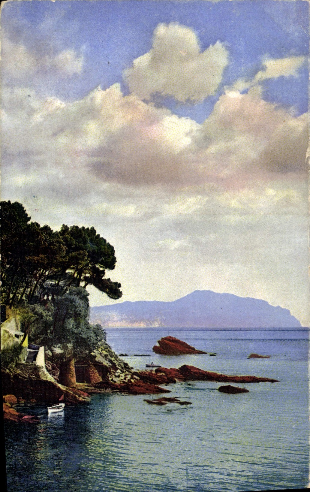 VINTAGE POSTCARD Fantasy Seaside