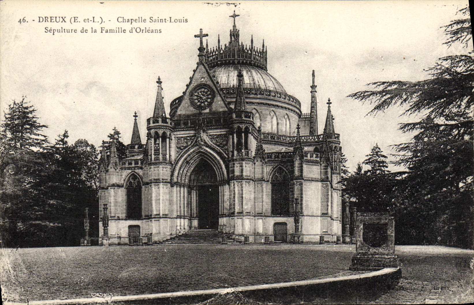 CPA Dreux Chapelle Saint Louis Sepulture De La Famille D'Orleans