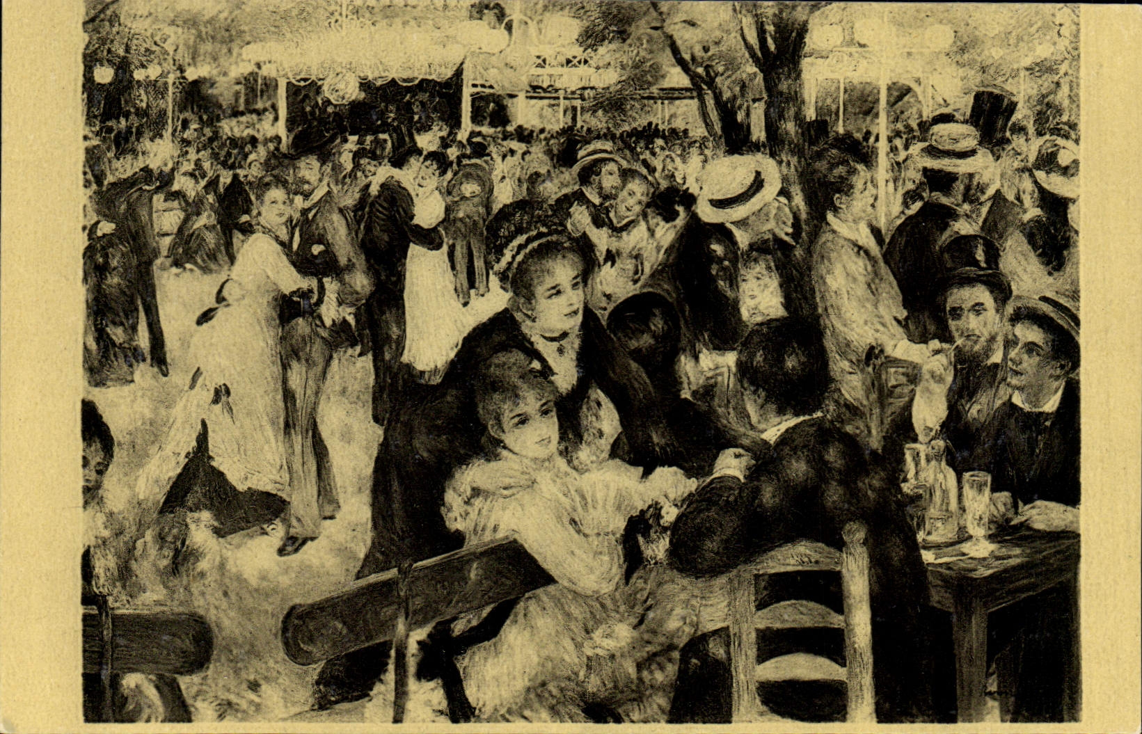 VINTAGE POSTCARD Renoir Paris Museum Of Louvre the mill of Wafer