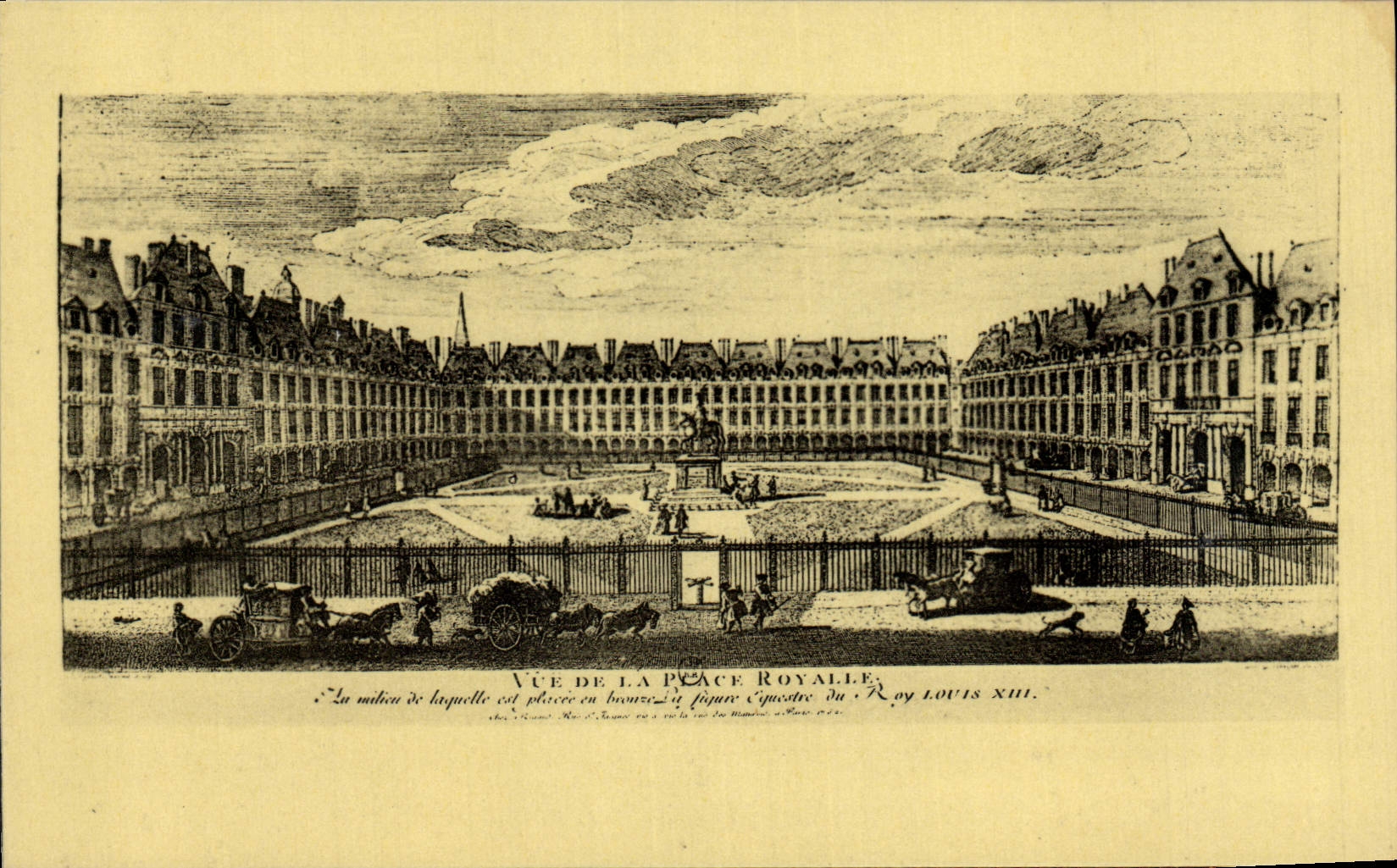 CPA Paris Bibliotheque Nationale Cabinet Des Estampes La place royal