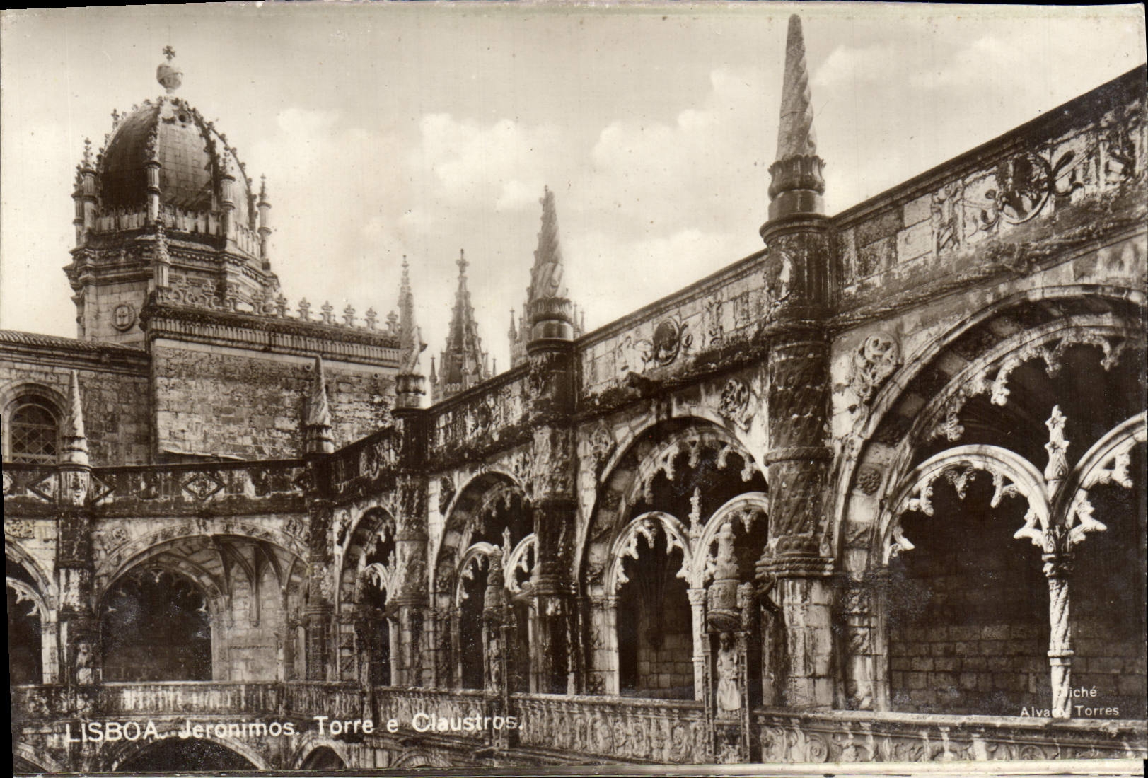 CPA Lisboa Jeronimos Torre E Claustros