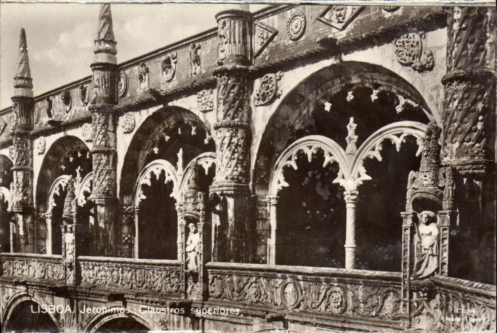 CPA Lisboa Jeronimos Claustros Superiores