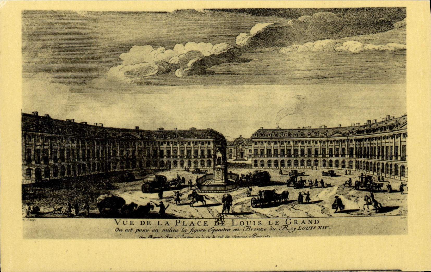 CPA La Place Louis Le Grand Paris