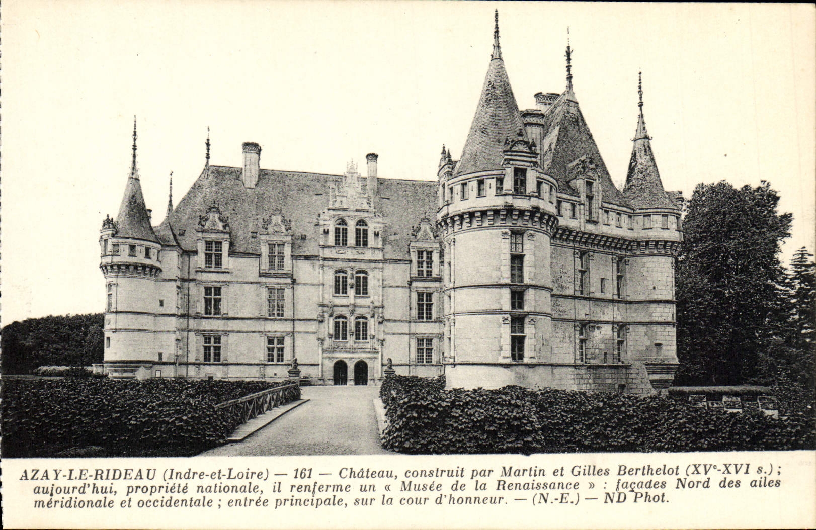 CPA Azay Le Rideau Chateau