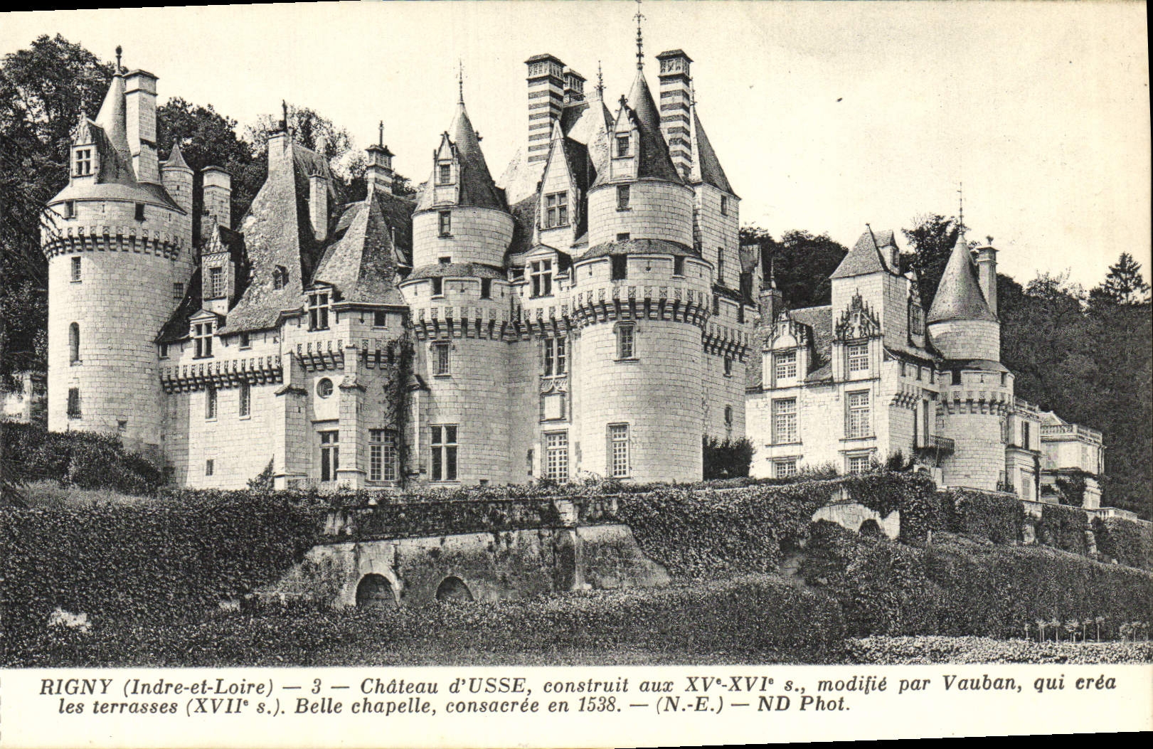 CPA Rigny Chateau d'Usse
