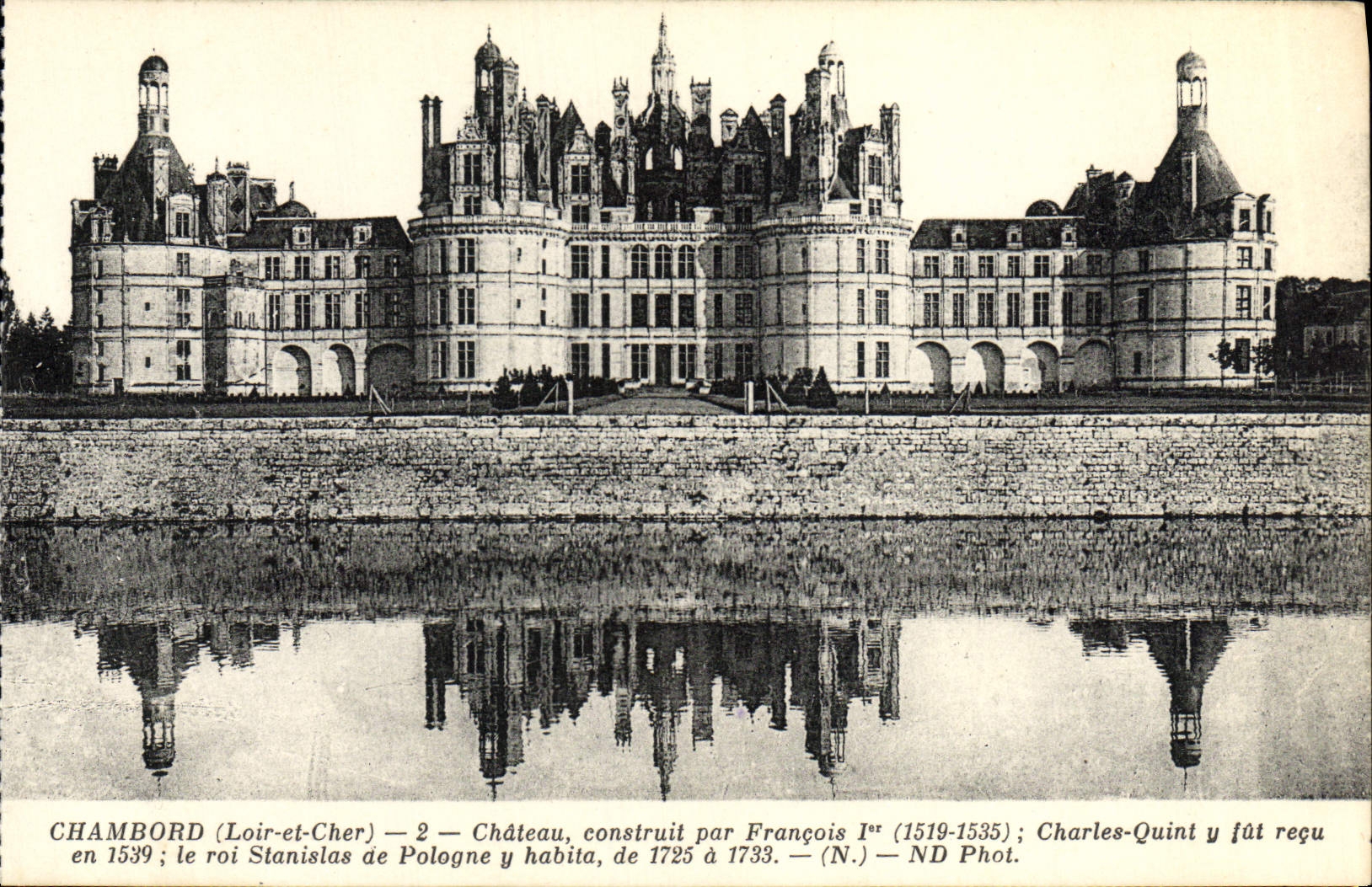 CPA Chambord Chateau 