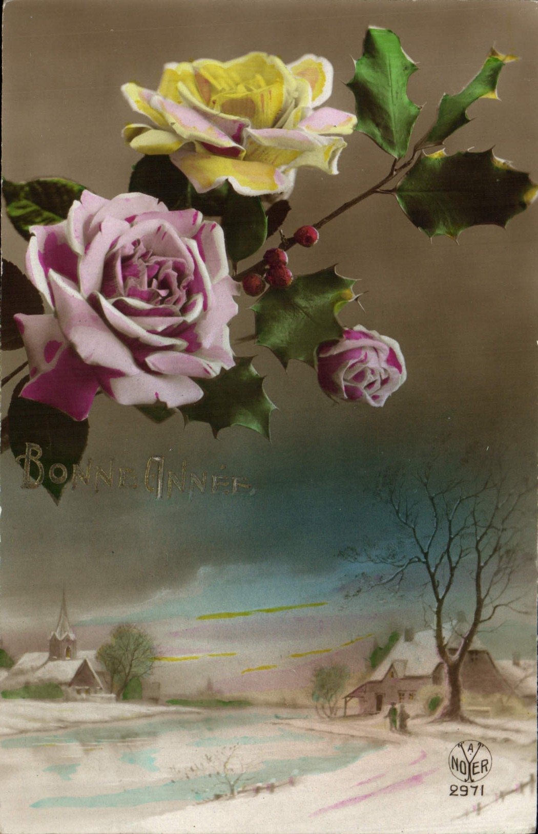 CPA Fantaisie Fleurs 