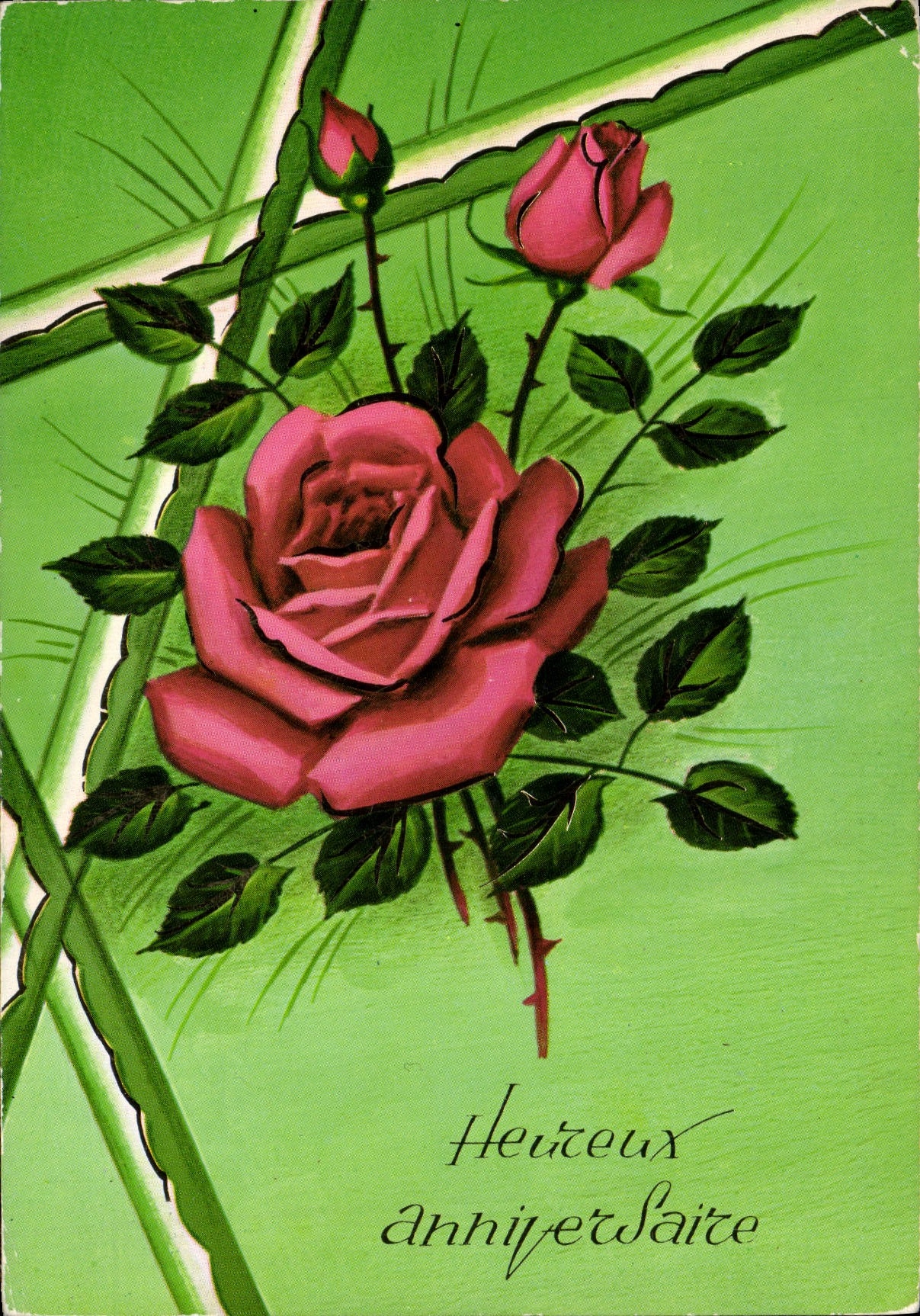 CPM Fantaisie Fleurs 