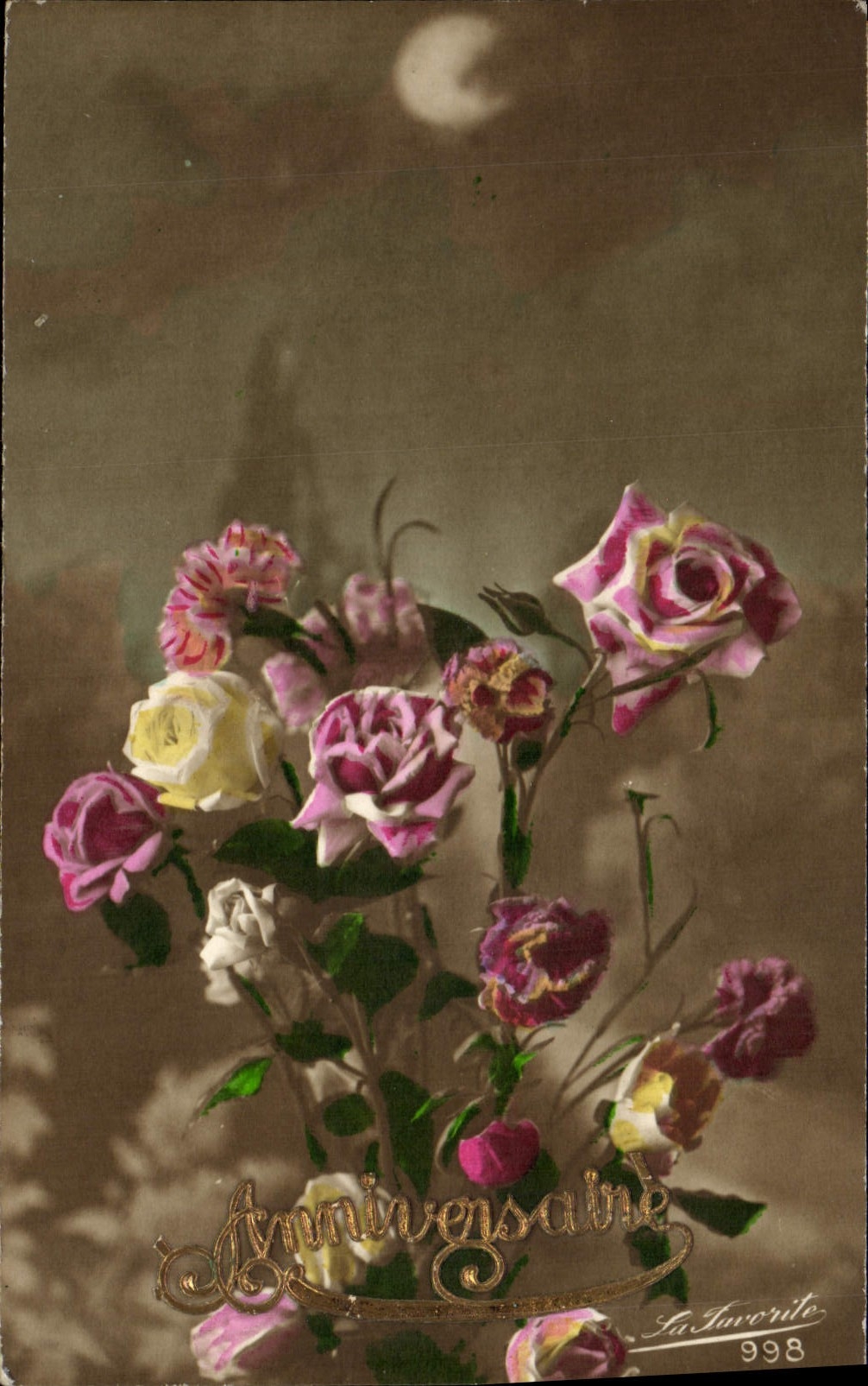 CPA Fantaisie Fleurs 