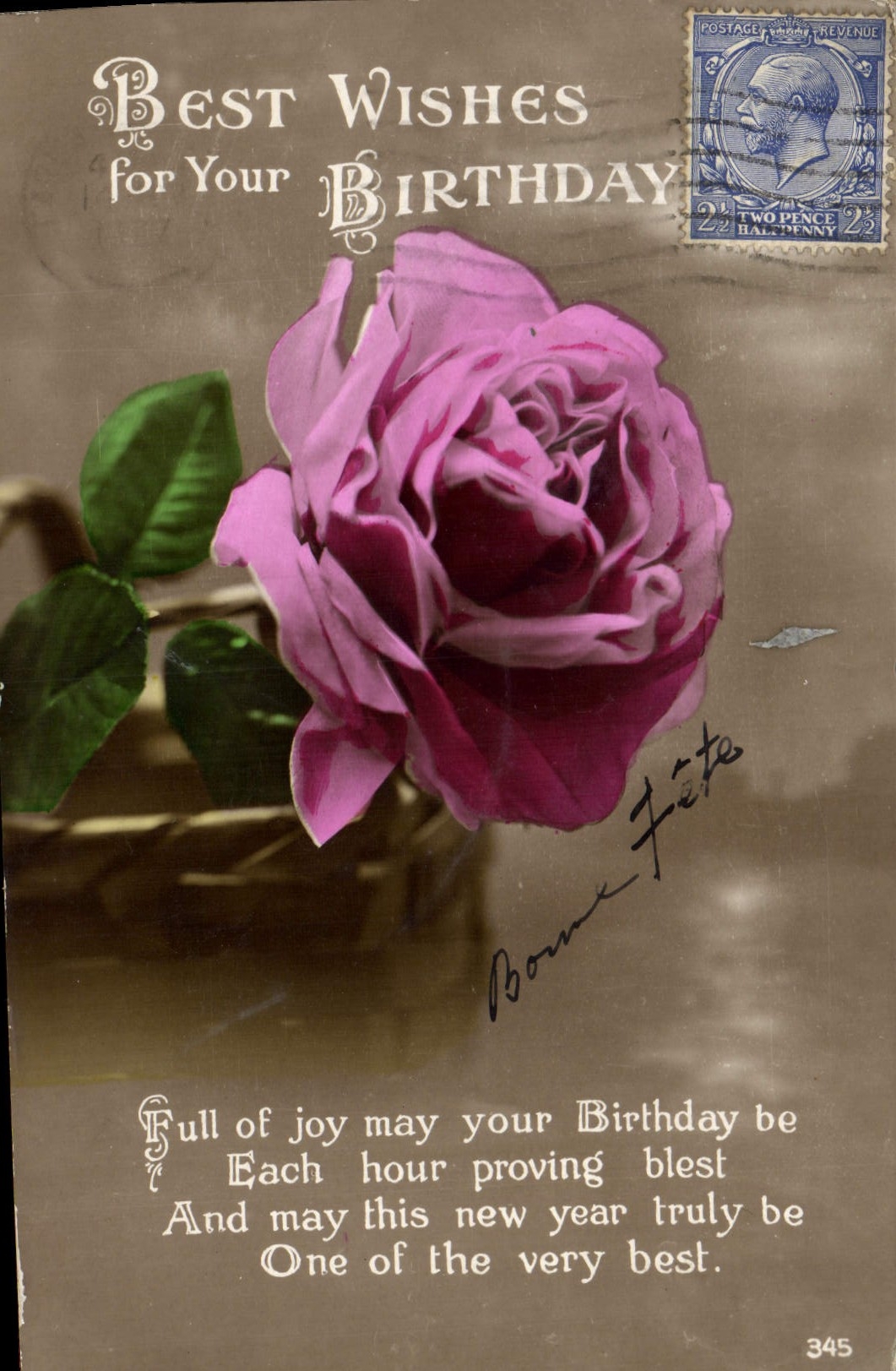 CPA Fantaisie Fleurs 