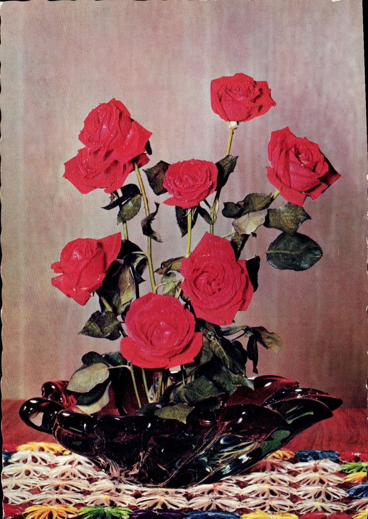 CPM Fantaisie Fleurs 