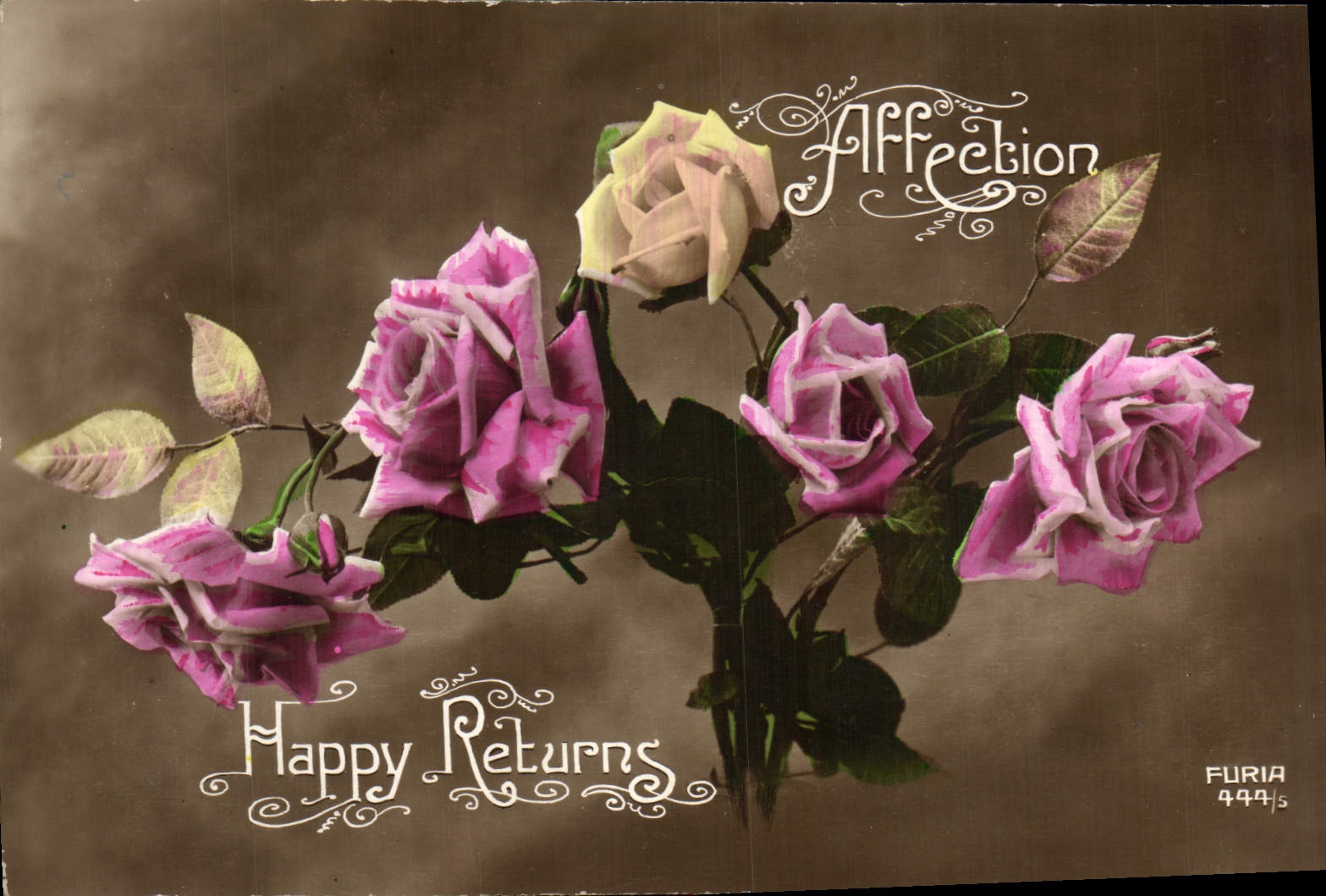 CPA Fantaisie Fleurs 