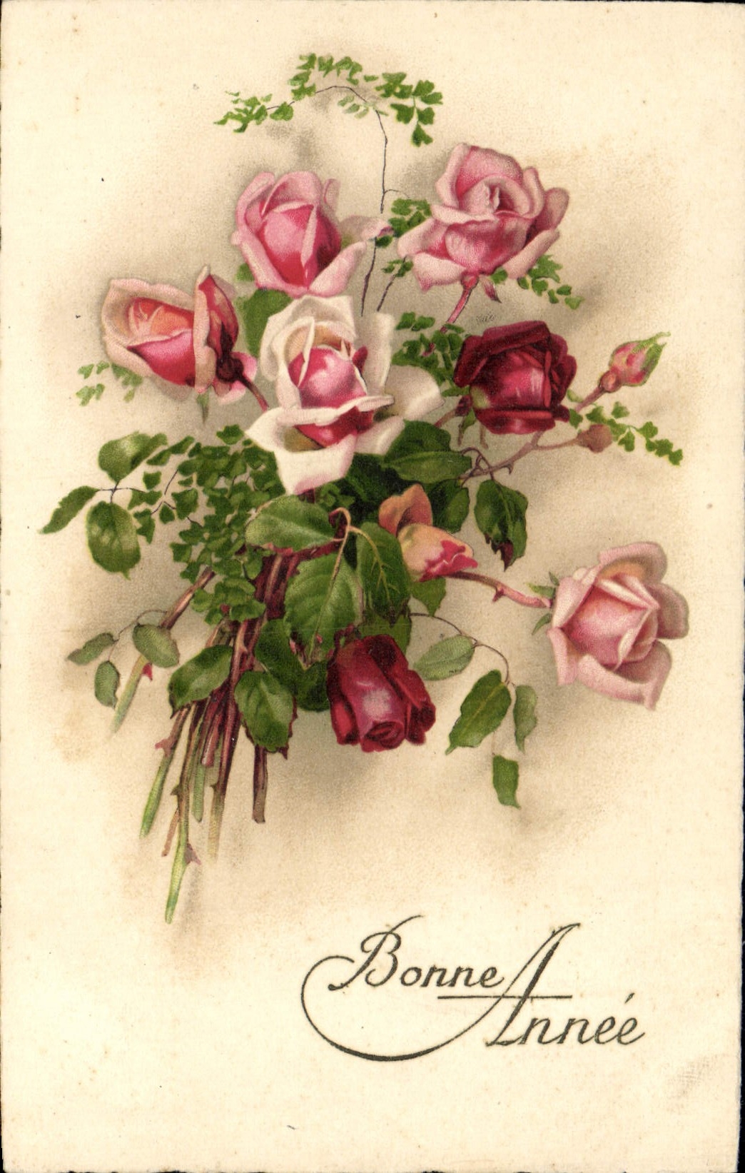 CPA Fantaisie Fleurs 