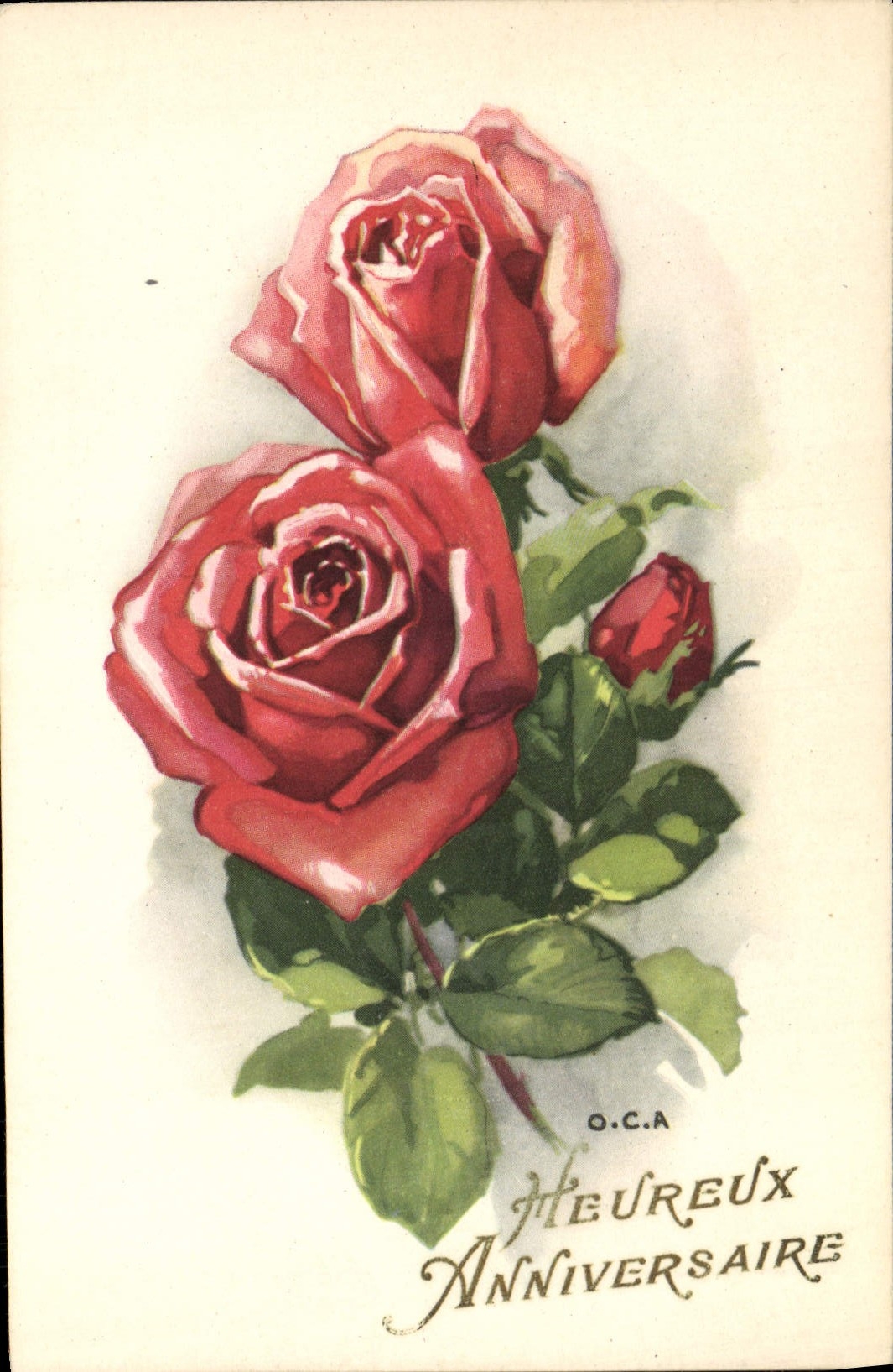 CPA Fantaisie Fleurs 