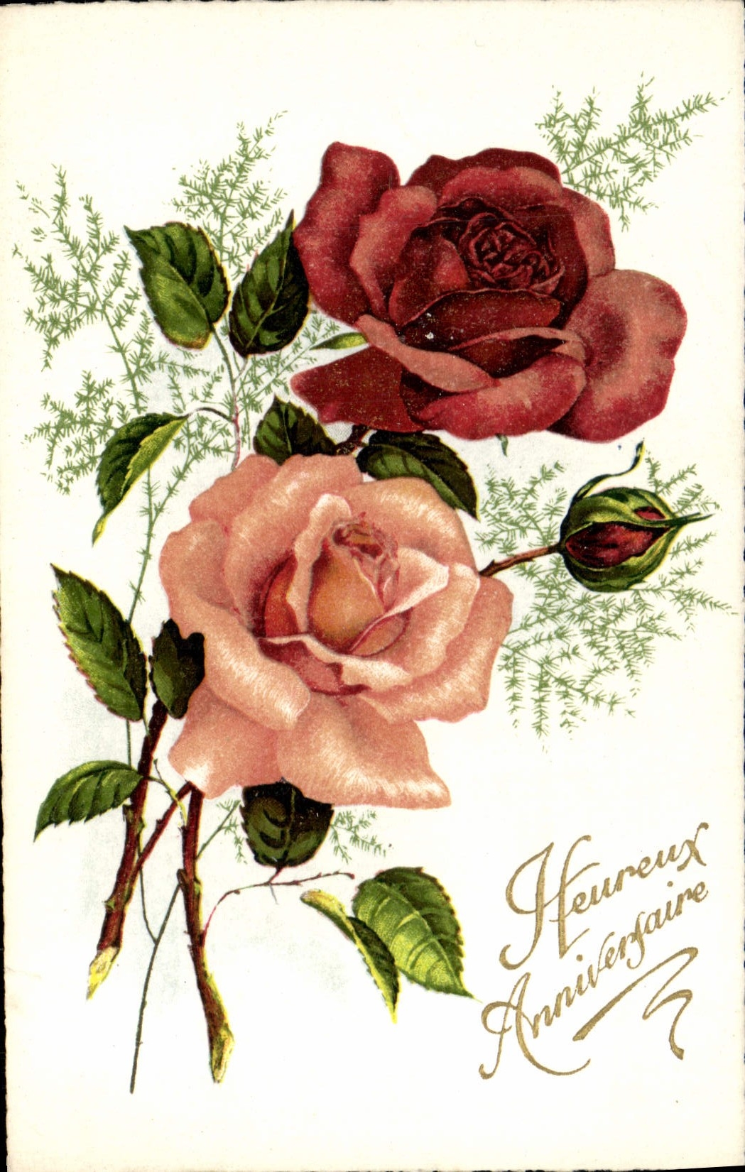 CPA Fantaisie Fleurs 
