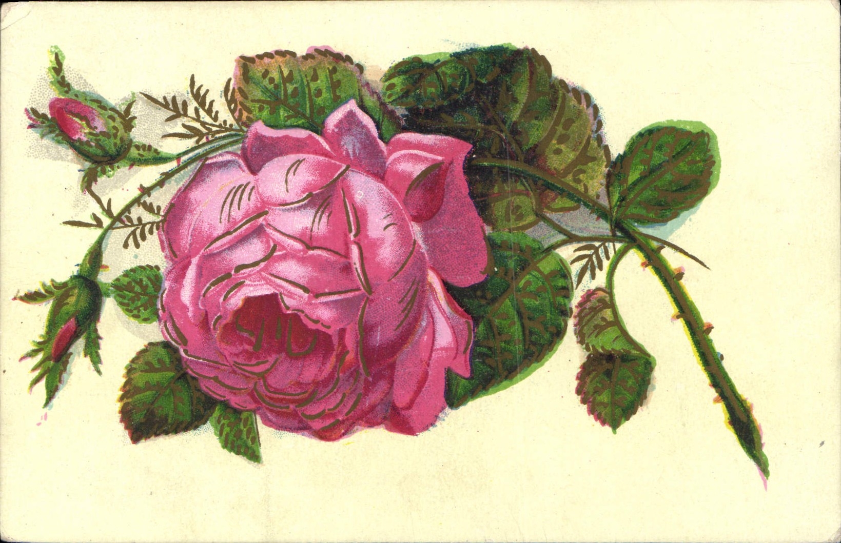 CPA Fantaisie Fleurs 