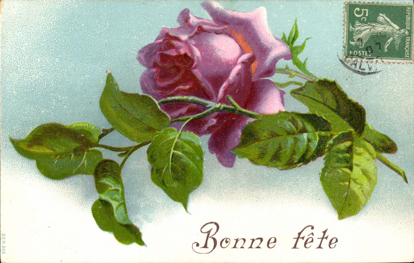 CPA Fantaisie Fleurs 
