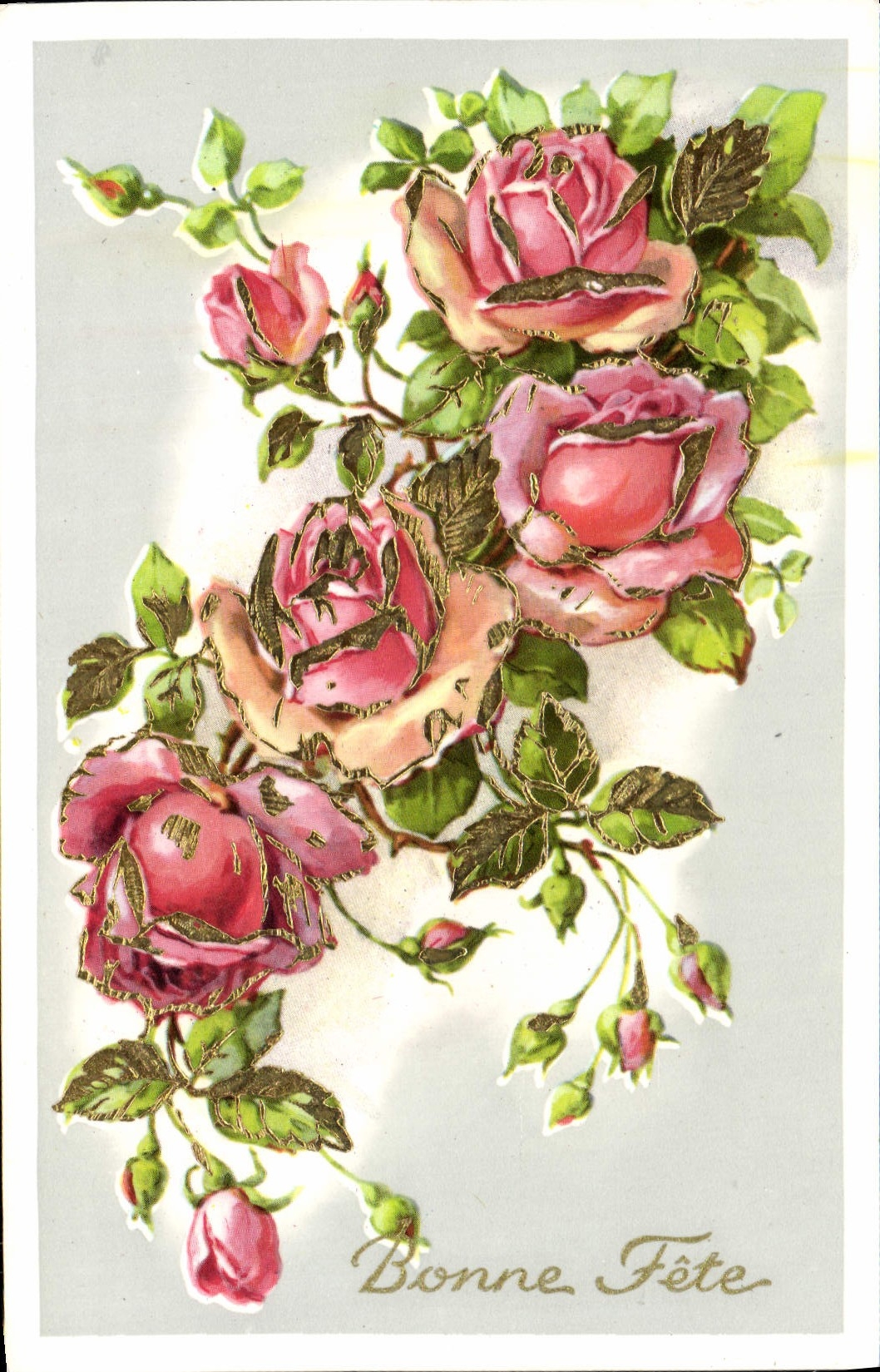 CPA Fantaisie Fleurs 