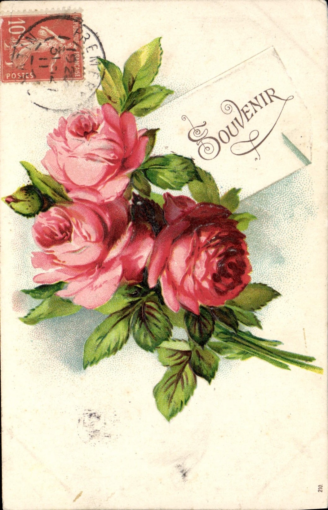 CPA Fantaisie Fleurs 