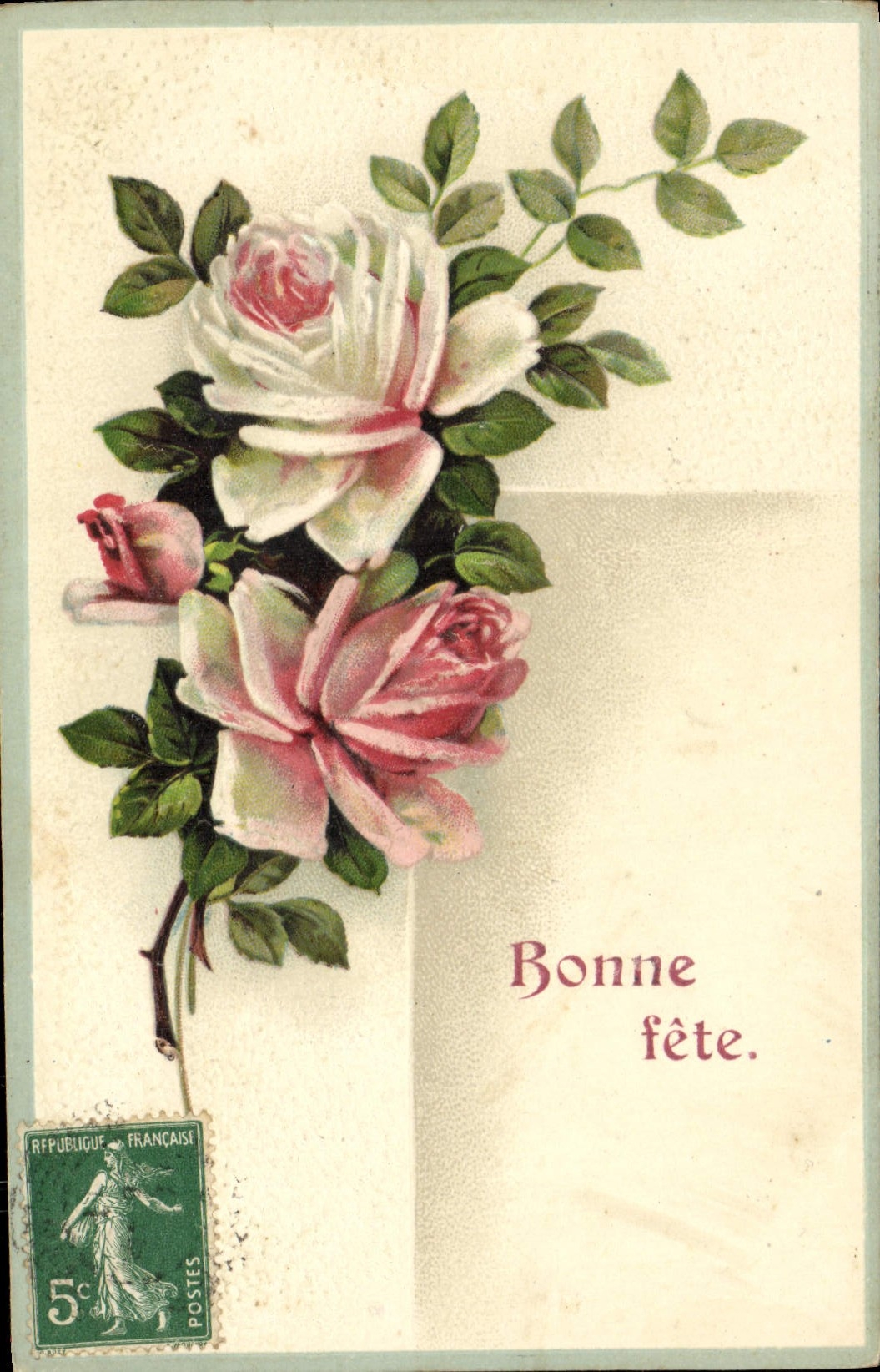 CPA Fantaisie Fleurs 