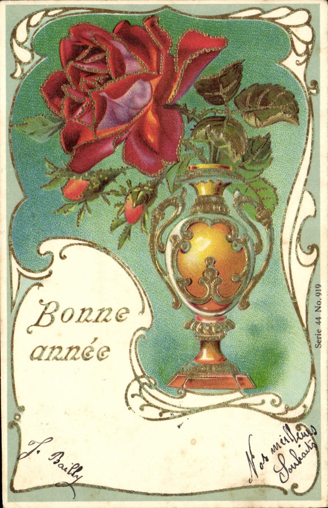 CPA Fantaisie Fleurs 