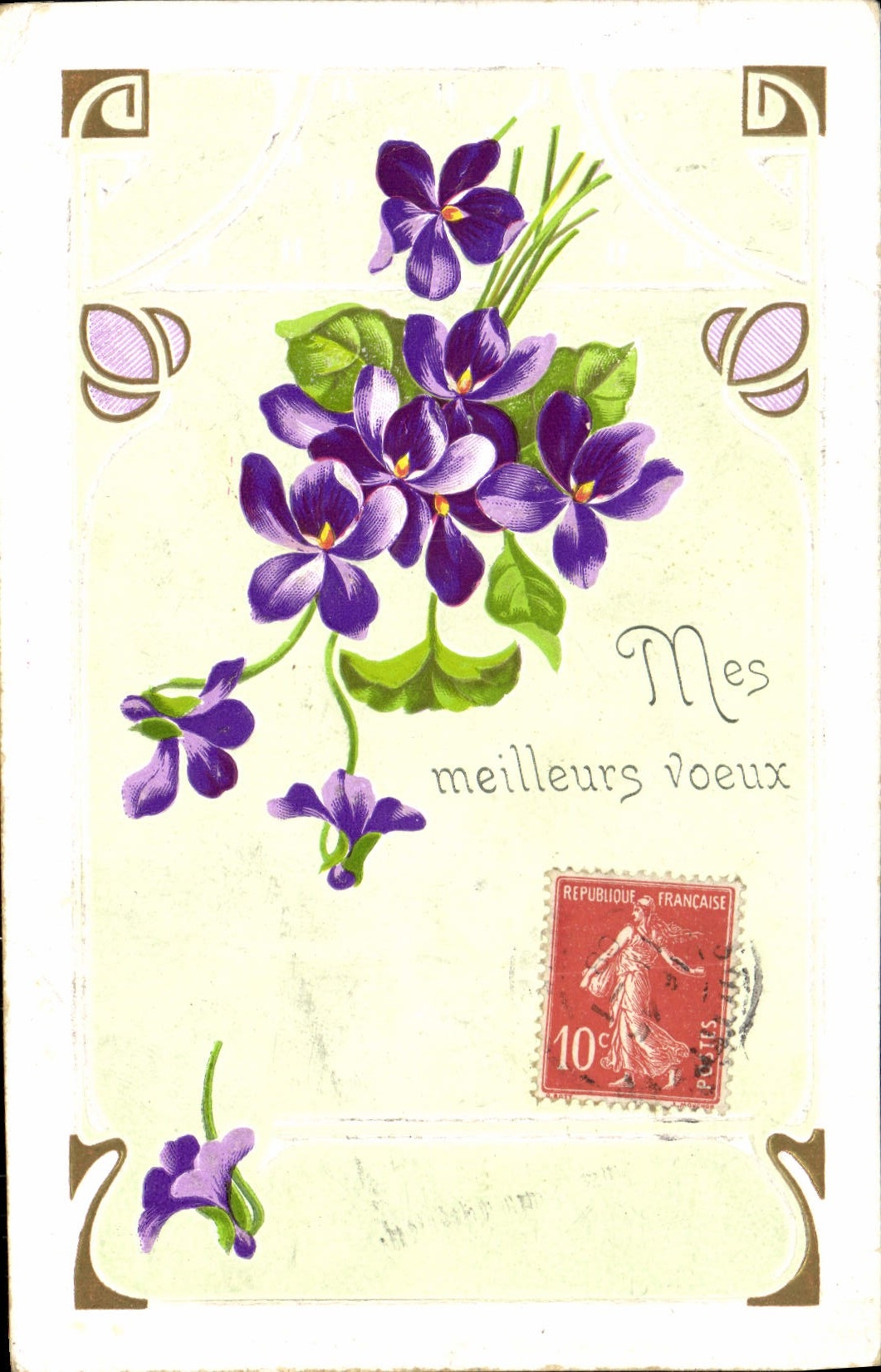 CPA Fantaisie Fleurs 