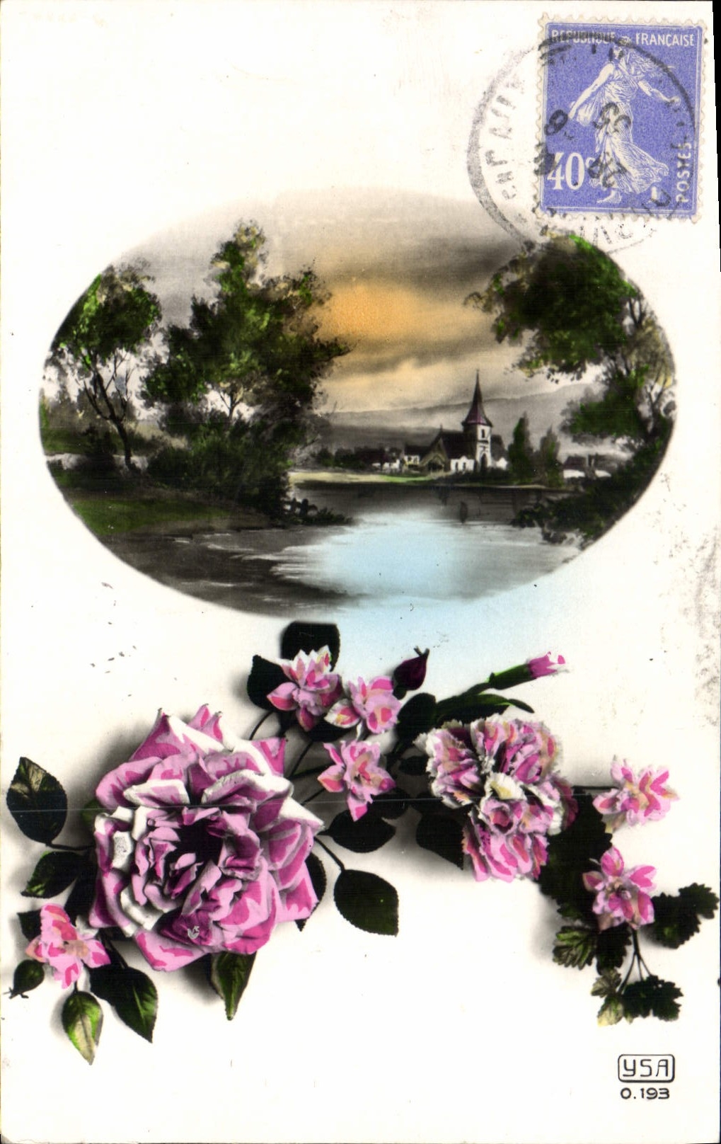 CPA Fantaisie Fleurs 