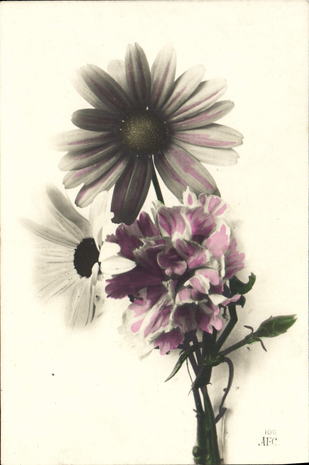 CPA Fantaisie Fleurs 