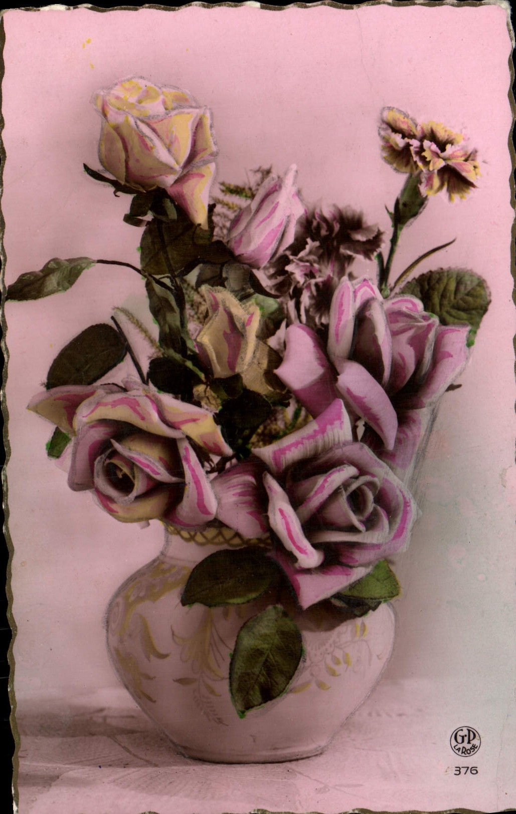 CPA Fantaisie Fleurs 