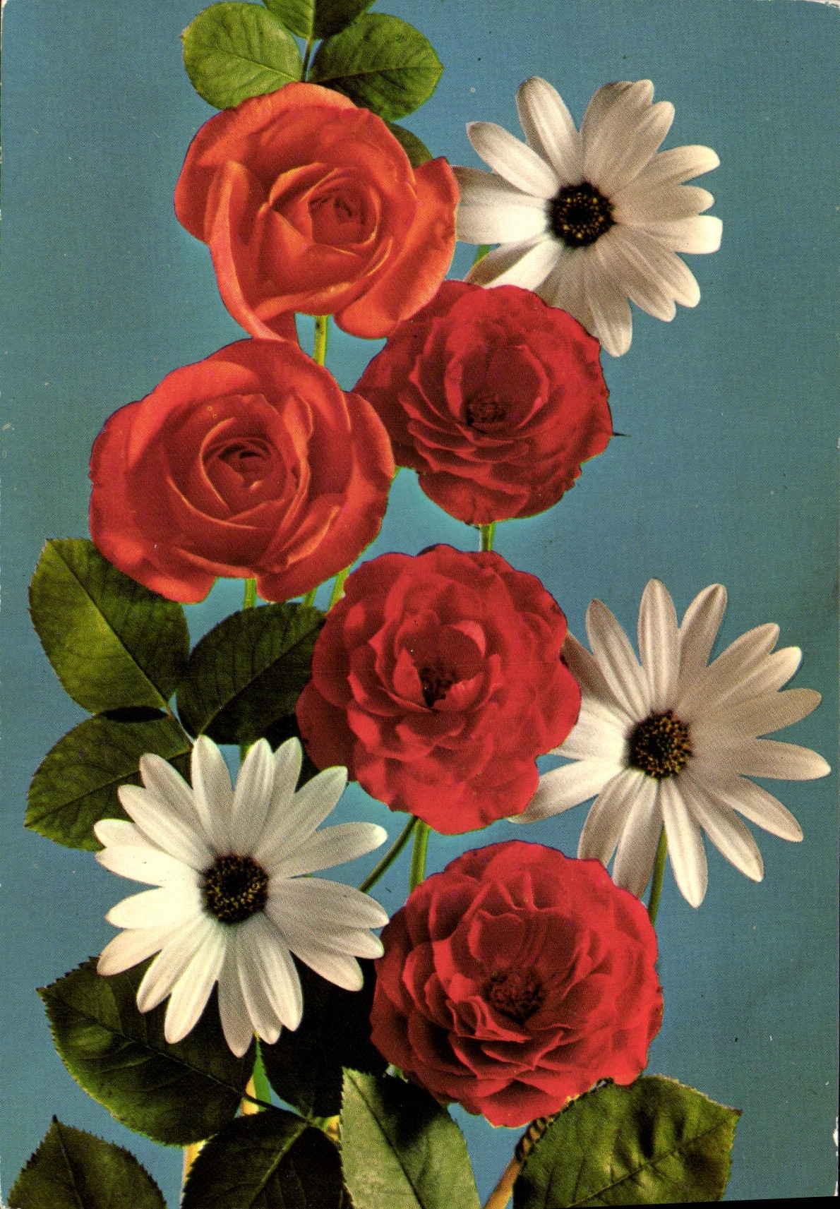 CPM Fantaisie Fleurs 