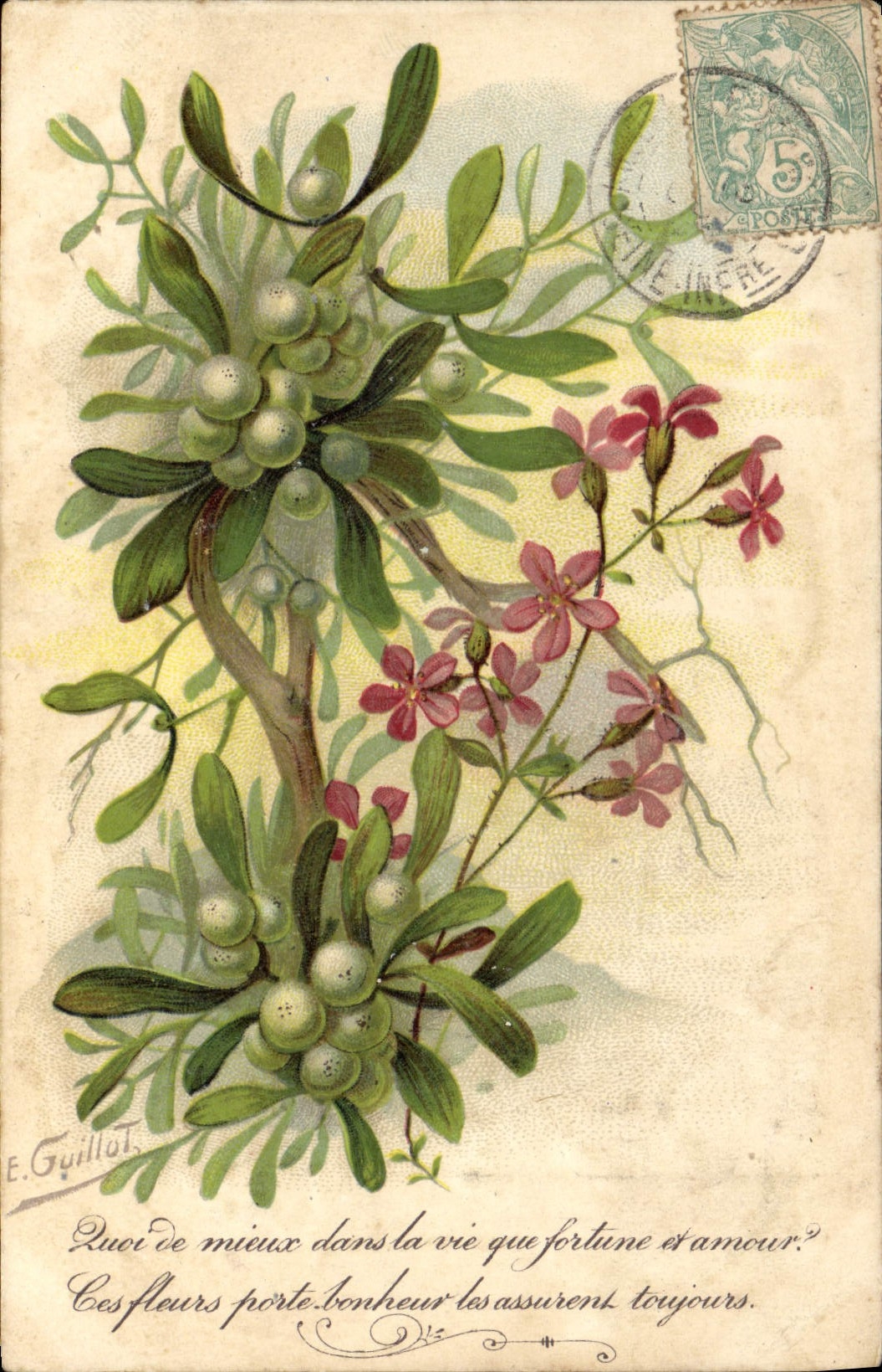 CPA Fantaisie Fleurs 