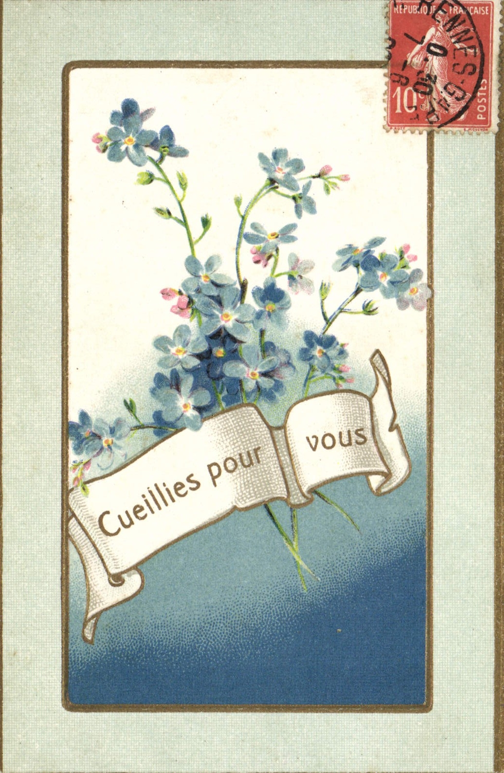 CPA Fantaisie Fleurs 