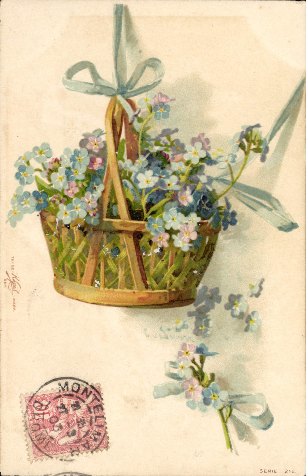 CPA Fantaisie Fleurs 