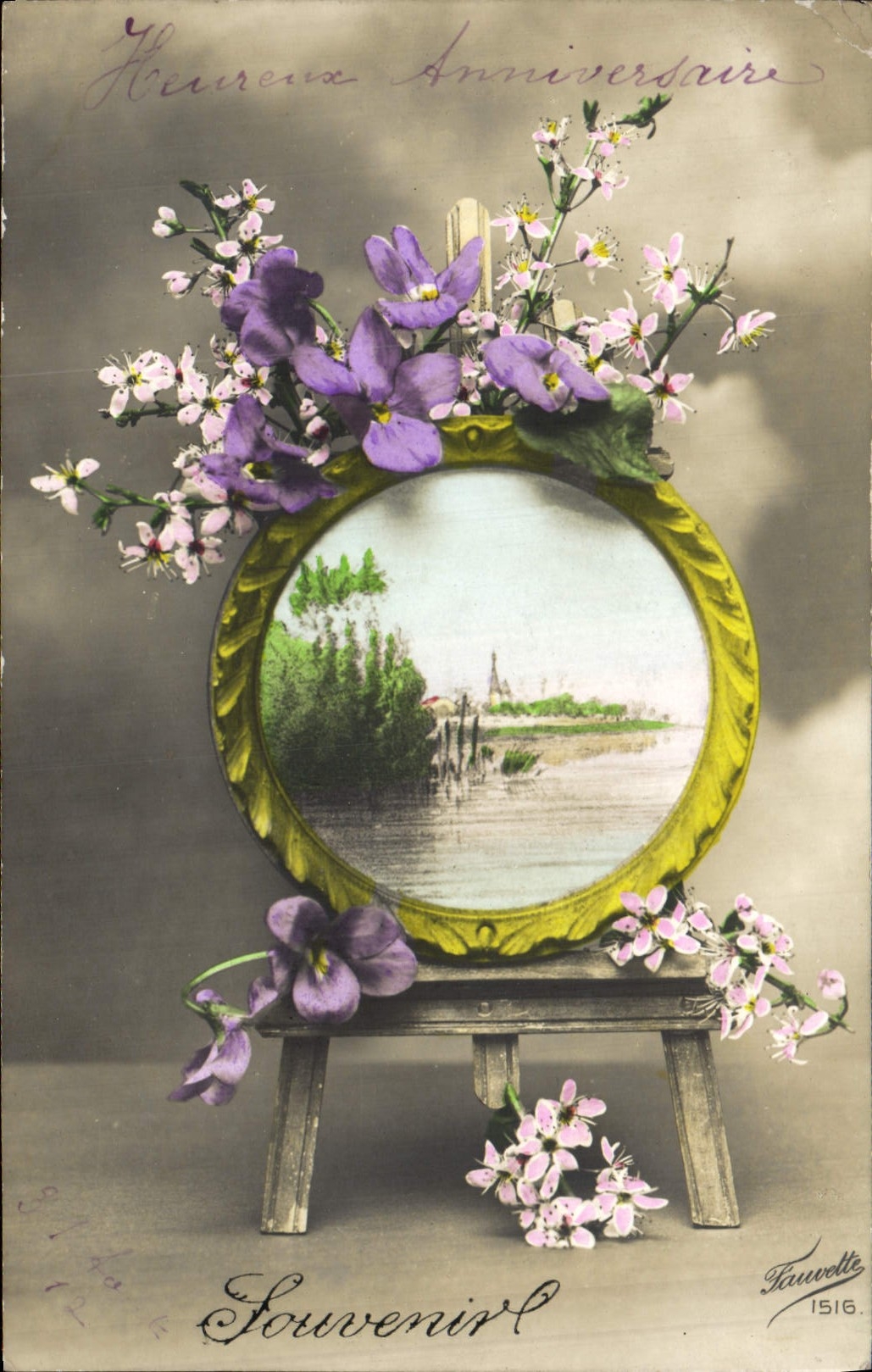 CPA Fantaisie Fleurs 