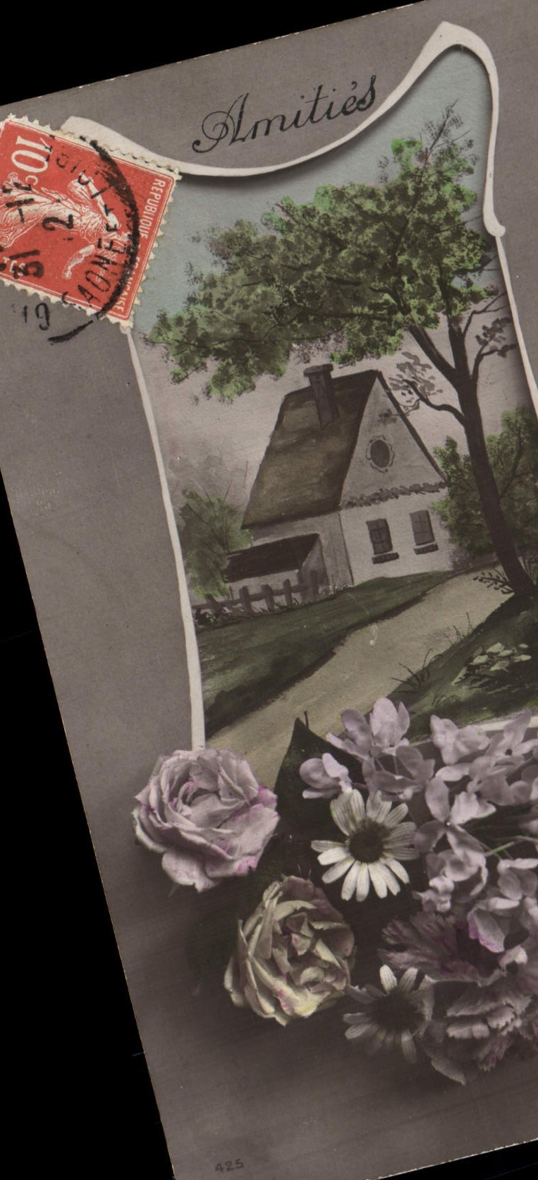 CPA Fantaisie Fleurs 