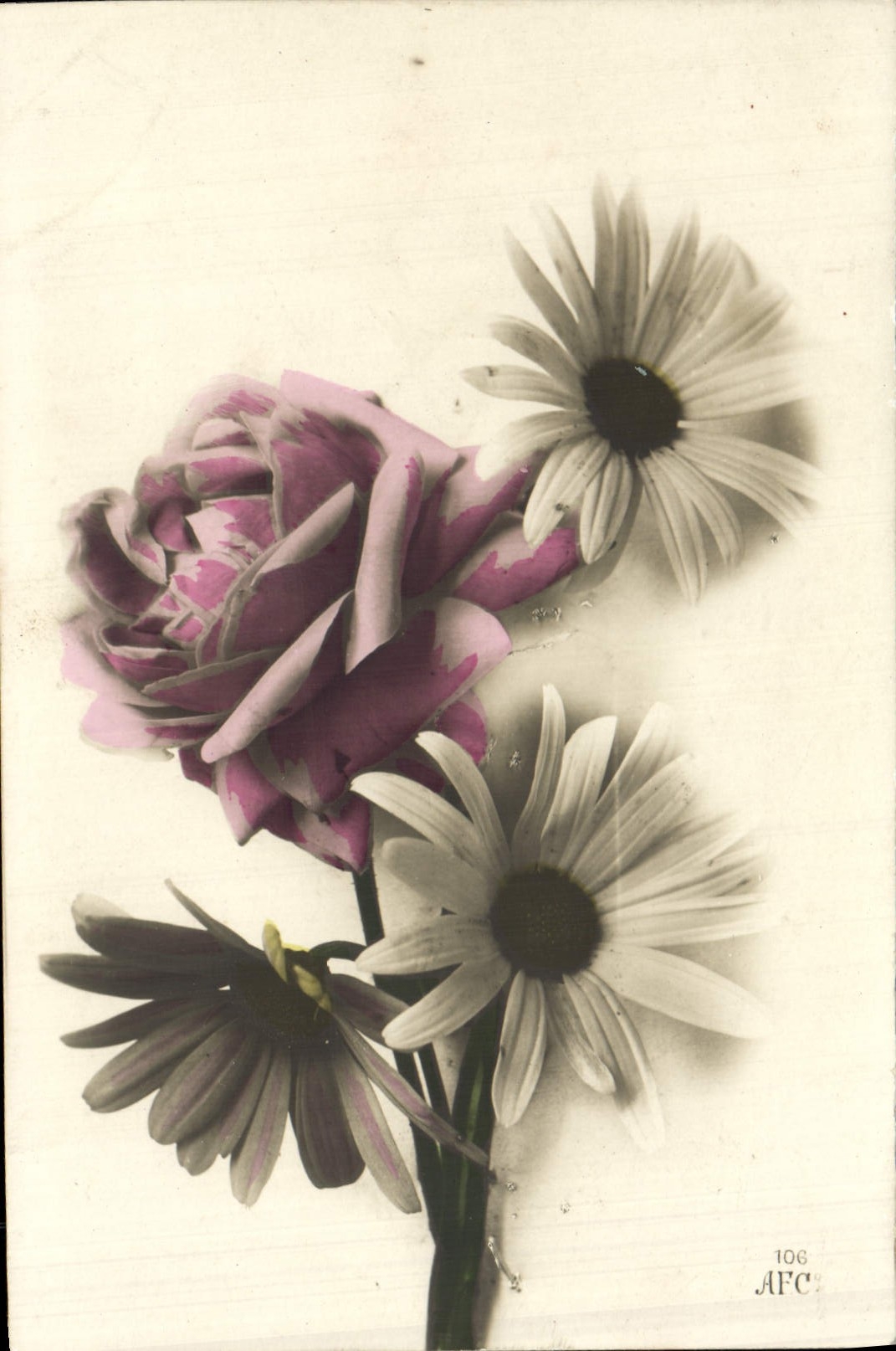 CPA Fantaisie Fleurs 