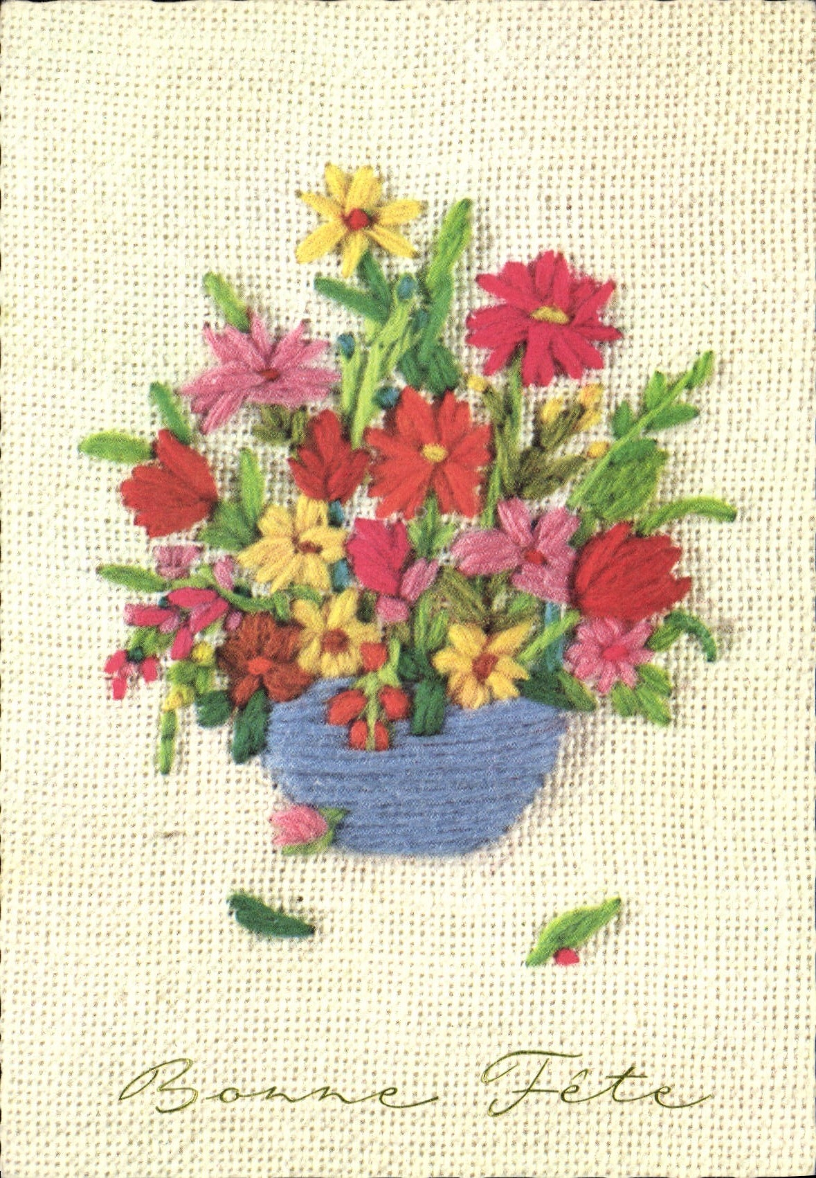 CPM Fantaisie Fleurs 