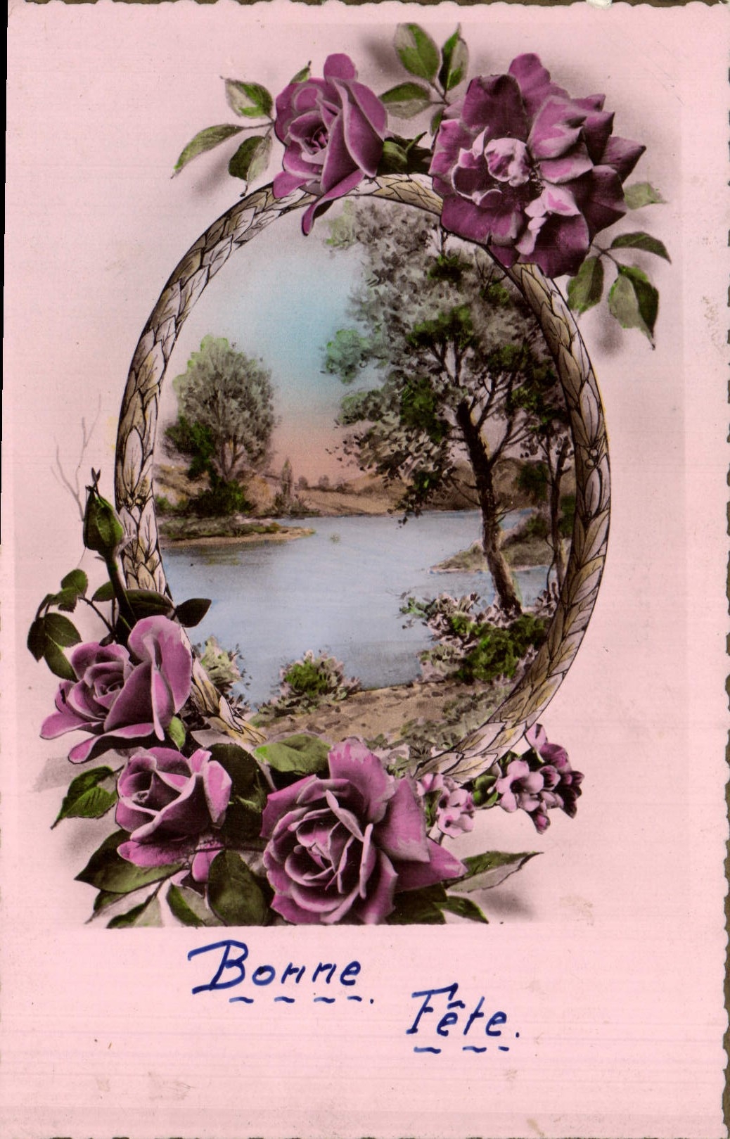 CPA Fantaisie Fleurs 