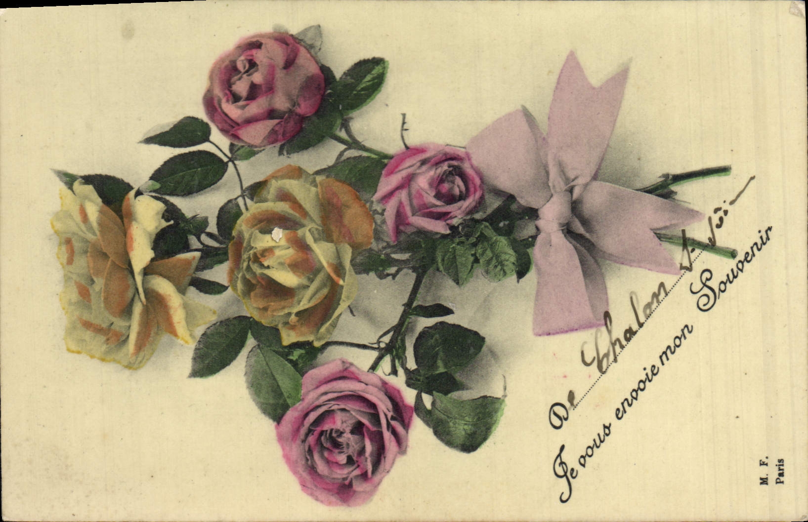 CPA Fantaisie Fleurs 