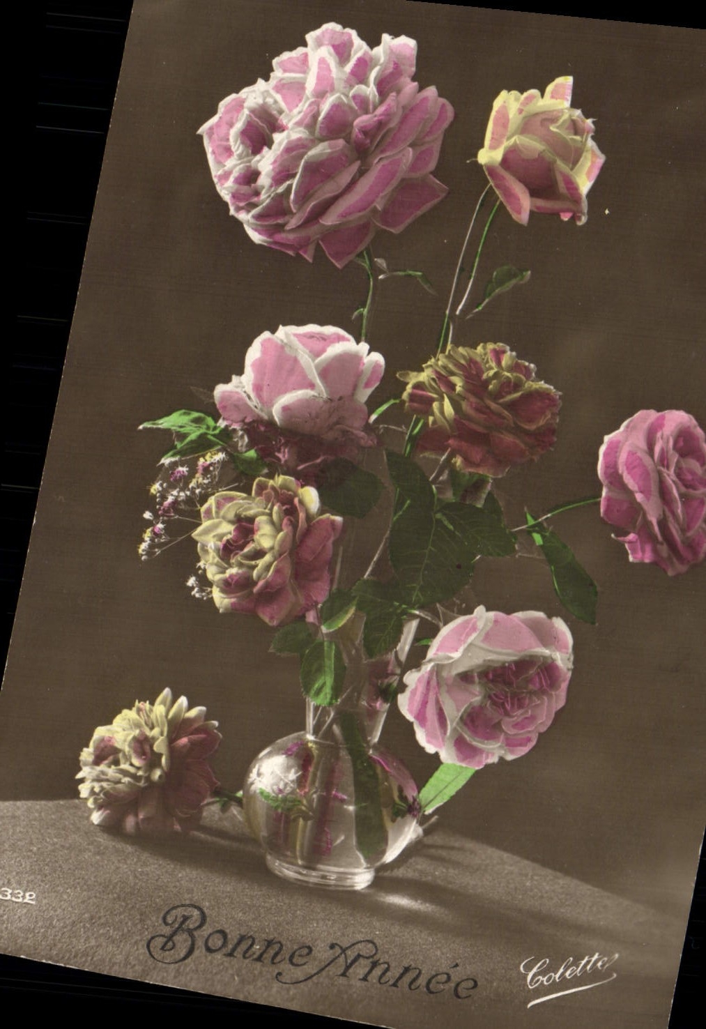 CPA Fantaisie Fleurs 