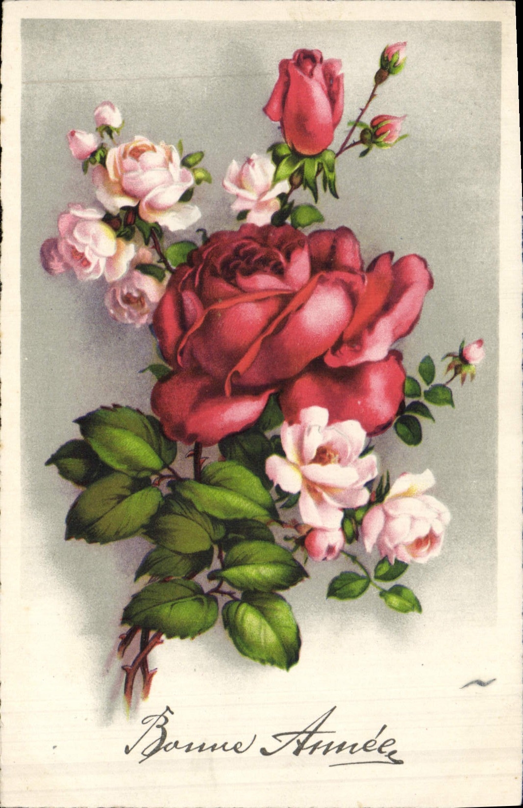 CPA Fantaisie Fleurs 