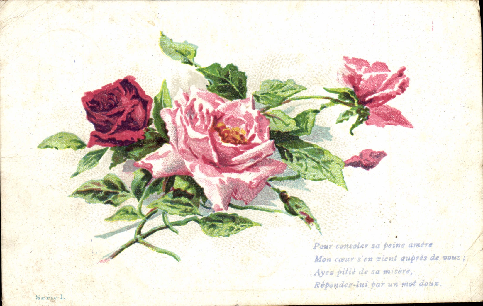 CPA Fantaisie Fleurs 