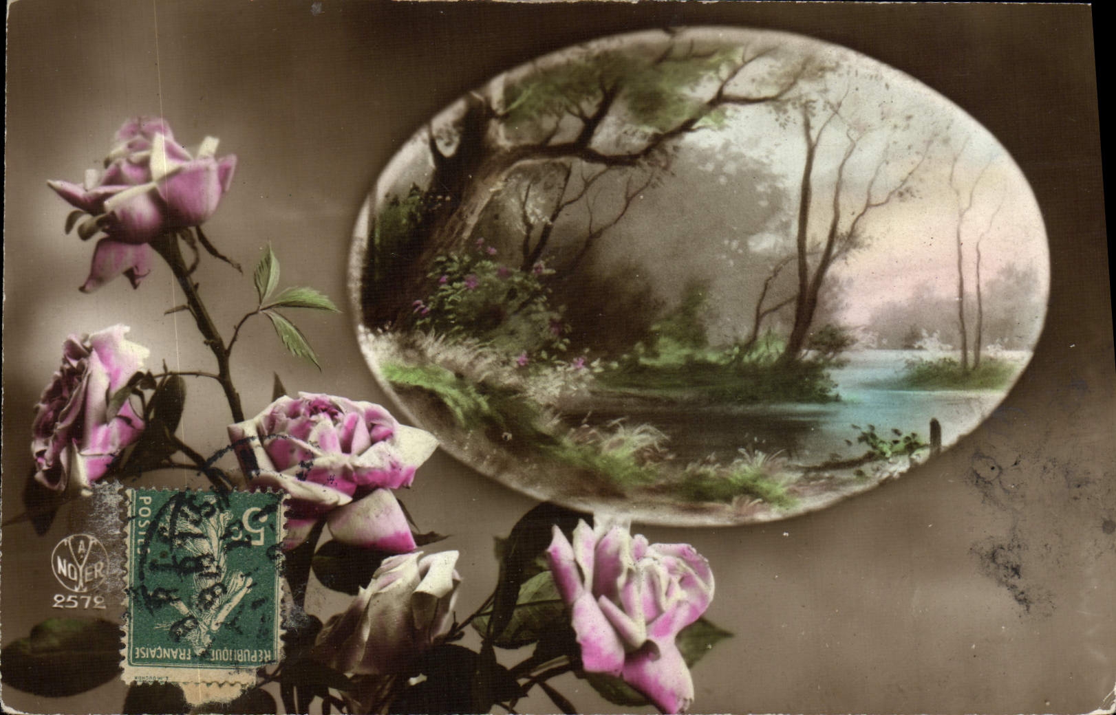 CPA Fantaisie Fleurs 