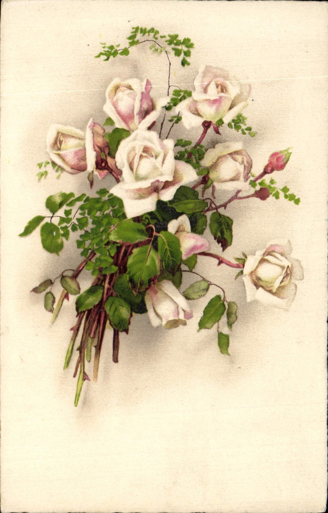 CPA Fantaisie Fleurs 