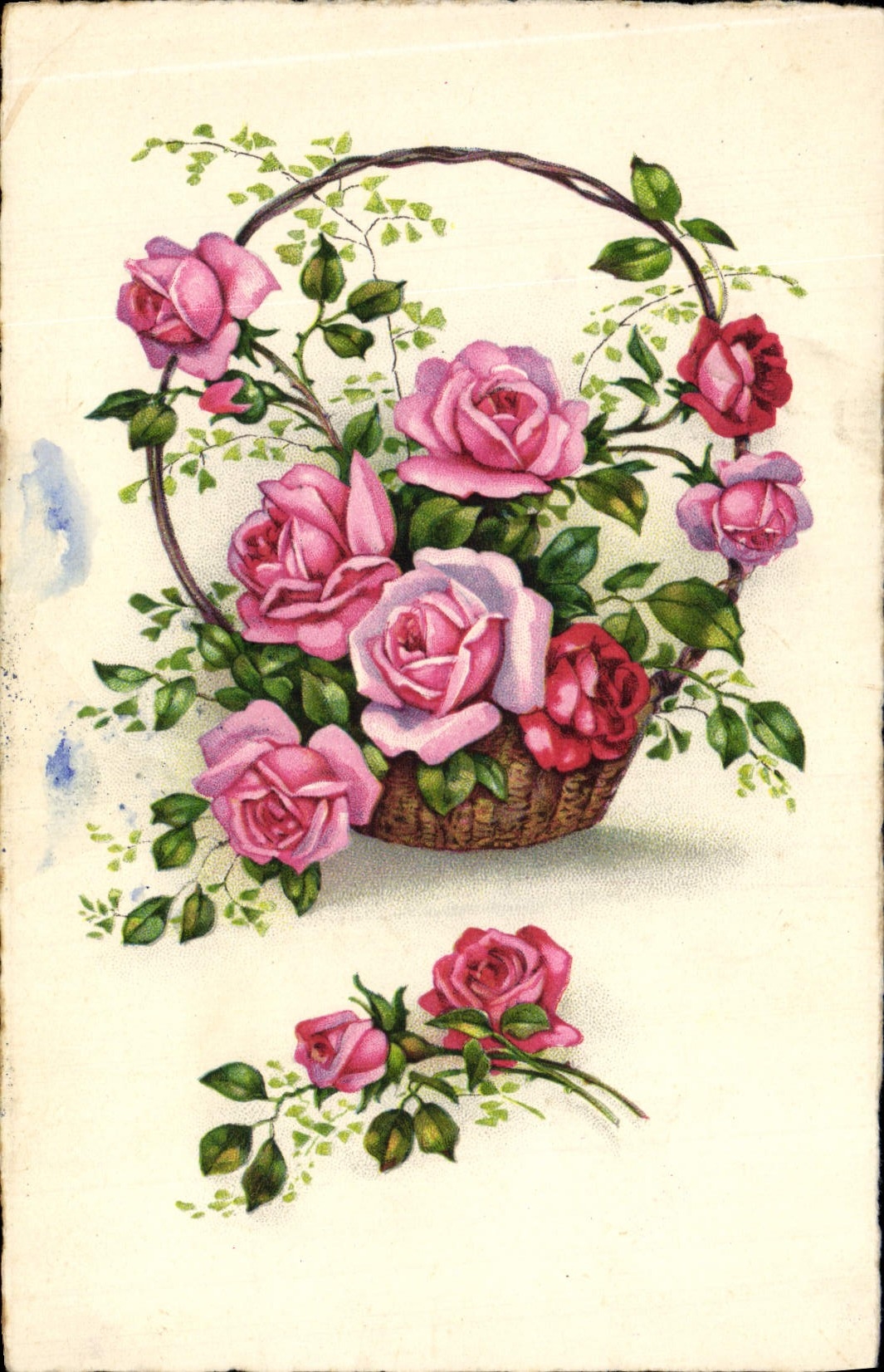 CPA Fantaisie Fleurs 