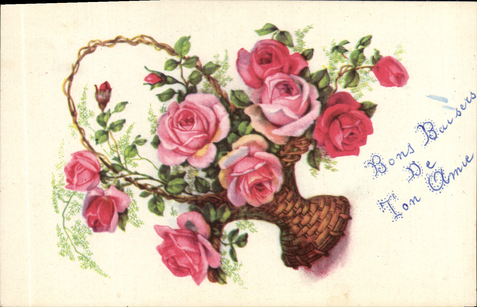 CPA Fantaisie Fleurs 