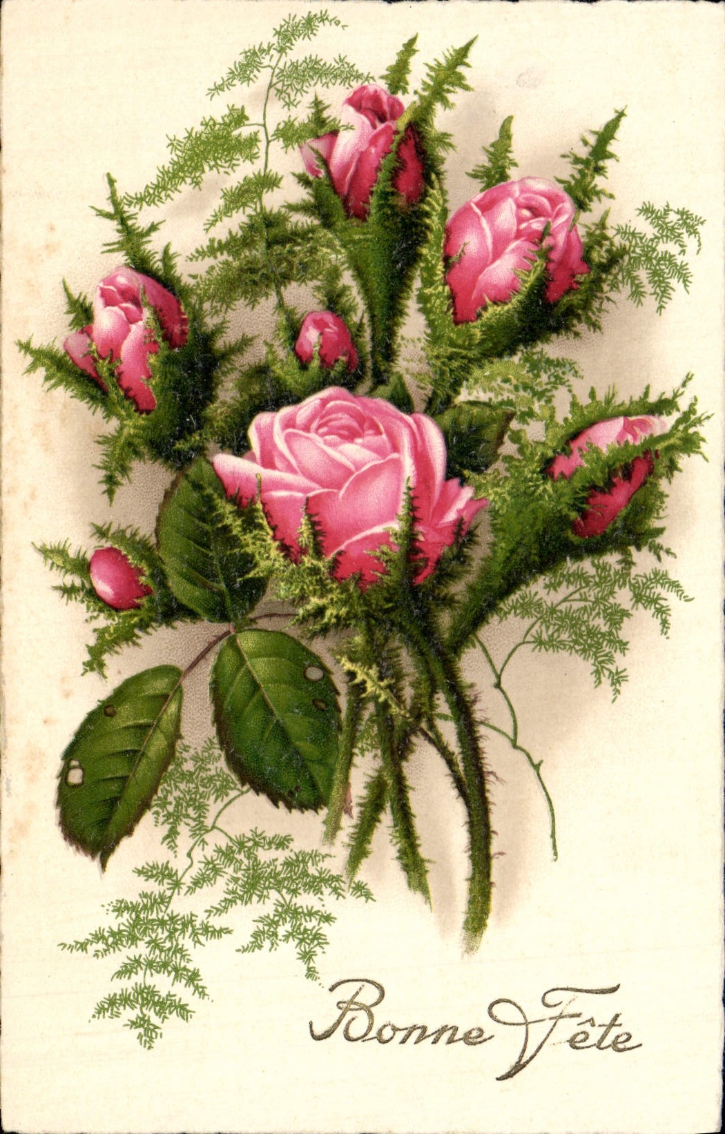 CPA Fantaisie Fleurs 