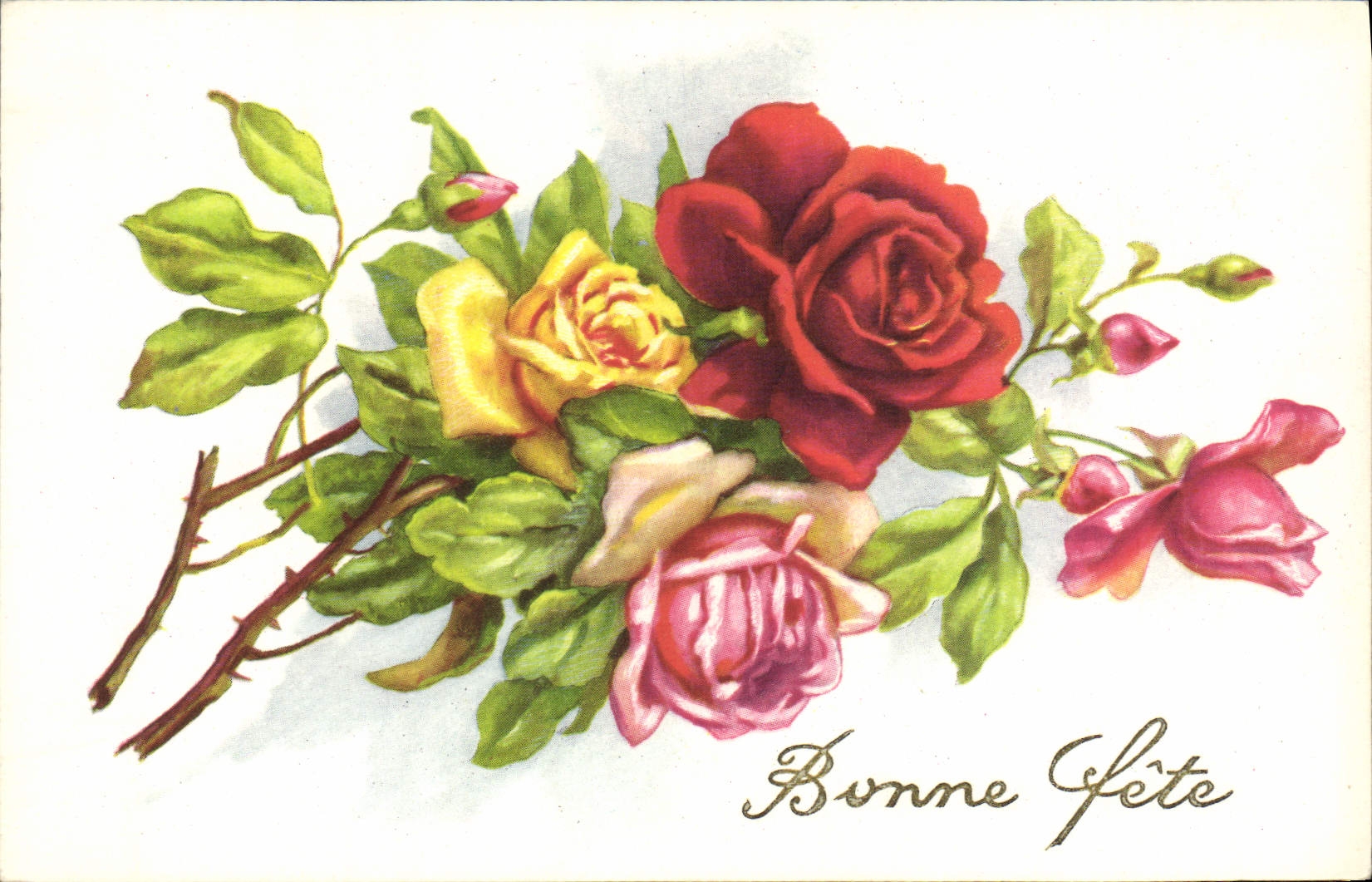 CPA Fantaisie Fleurs 