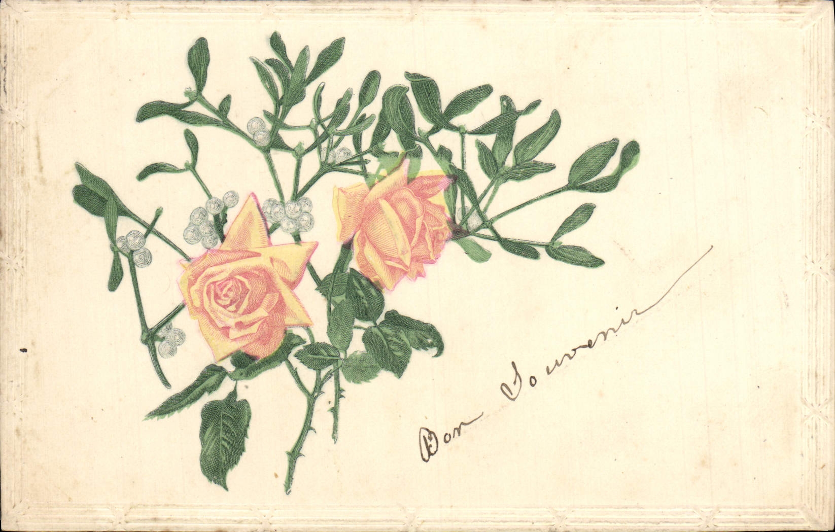 CPA Fantaisie Fleurs 