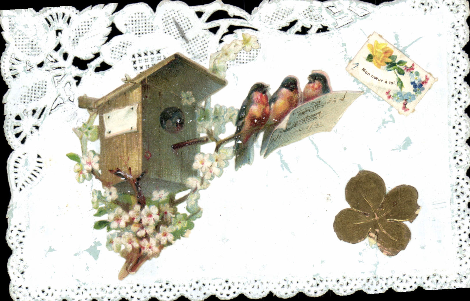 CPA Brodee Fantaisie Fleurs 